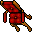 red cushioned chair kit