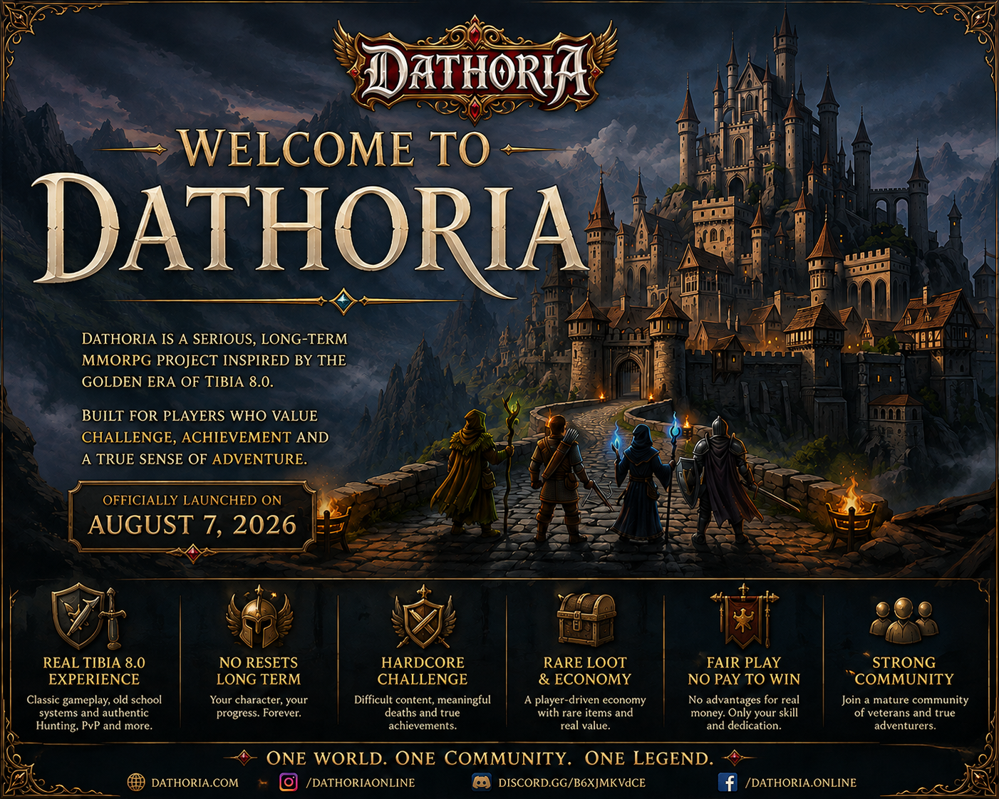 Welcome to Dathoria - Officially launched on August 7, 2026