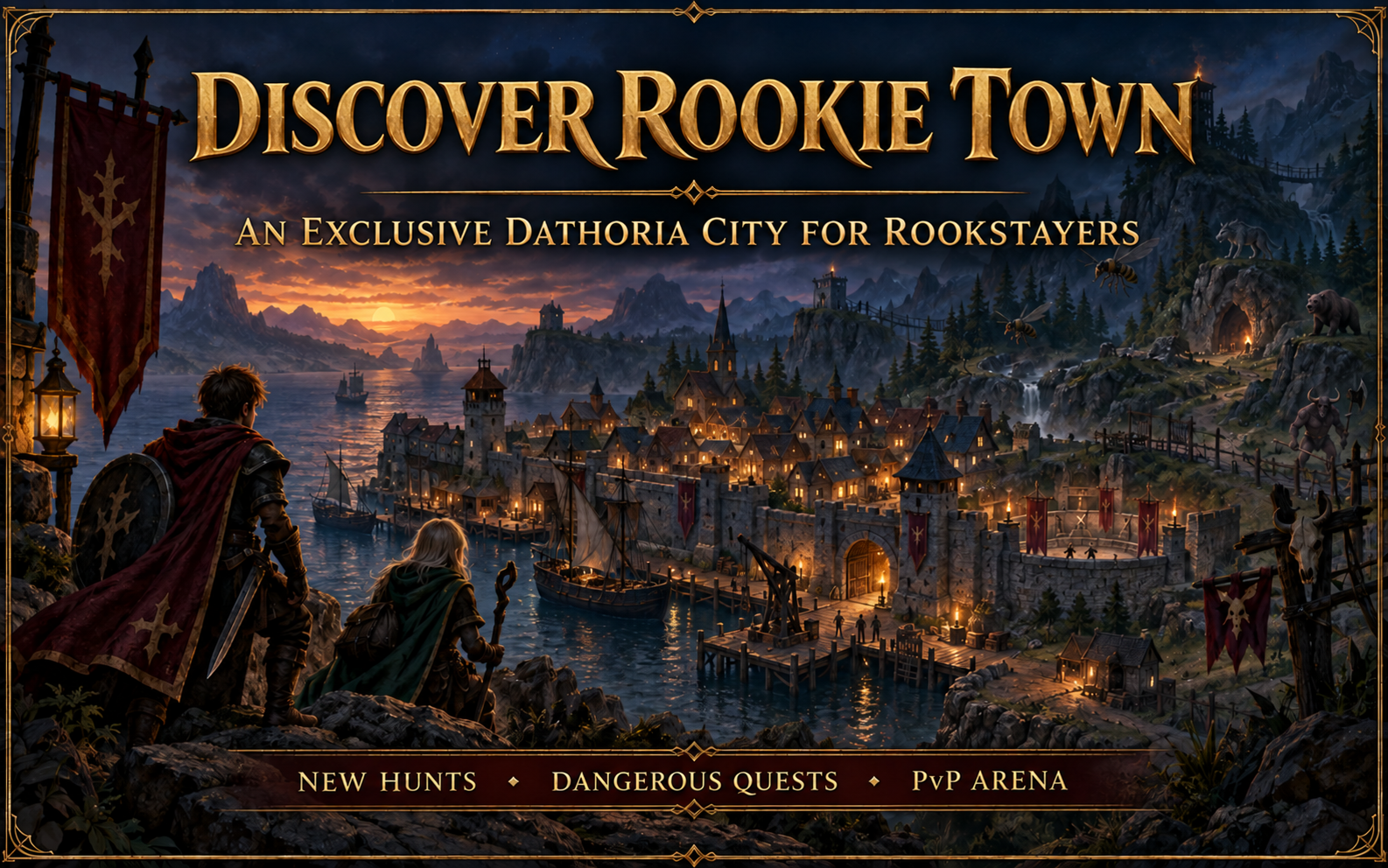 Discover Rookie Town — an exclusive Dathoria city for Rookstayers